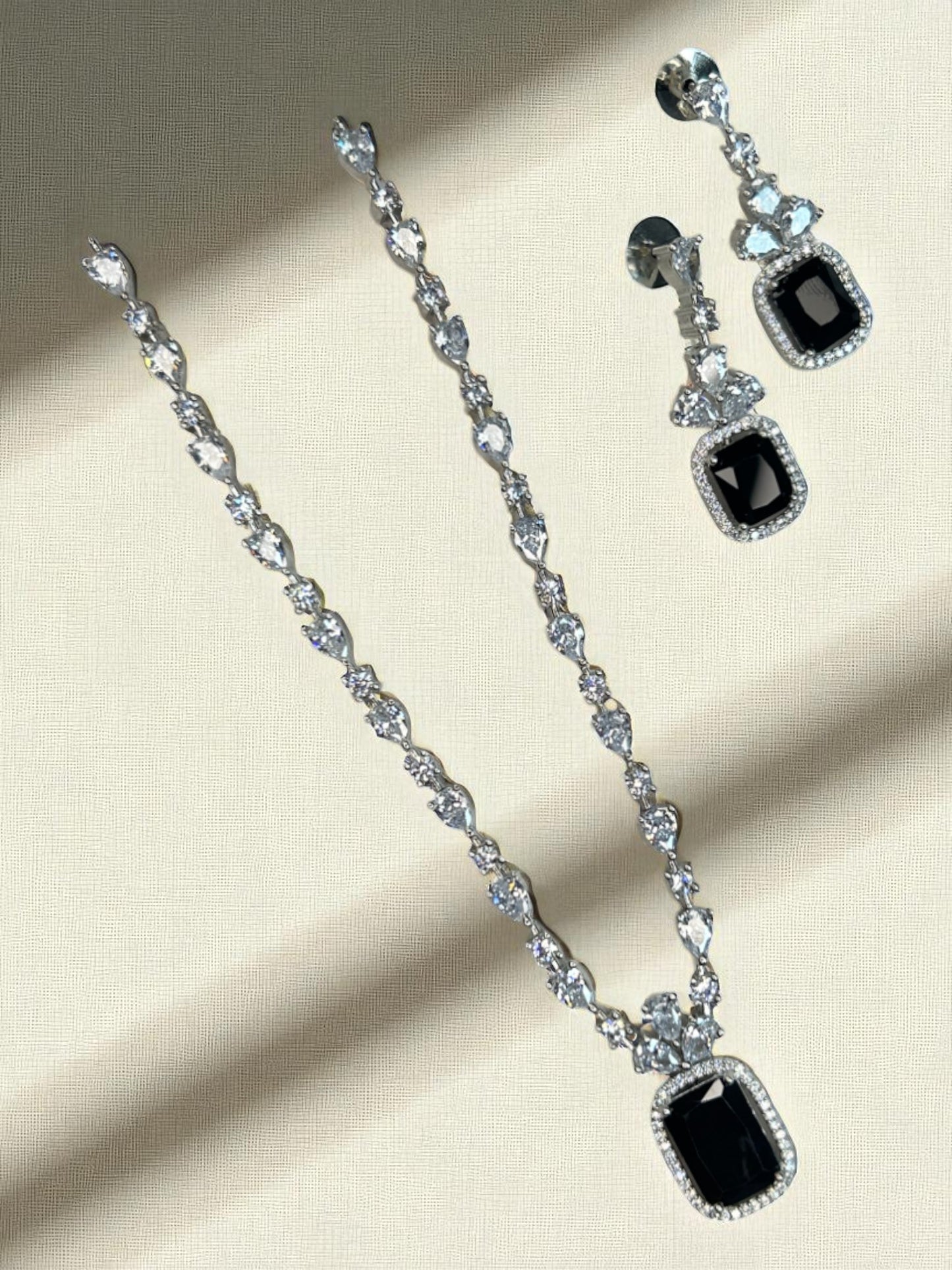 Women's Princess AD Jewellery Set
