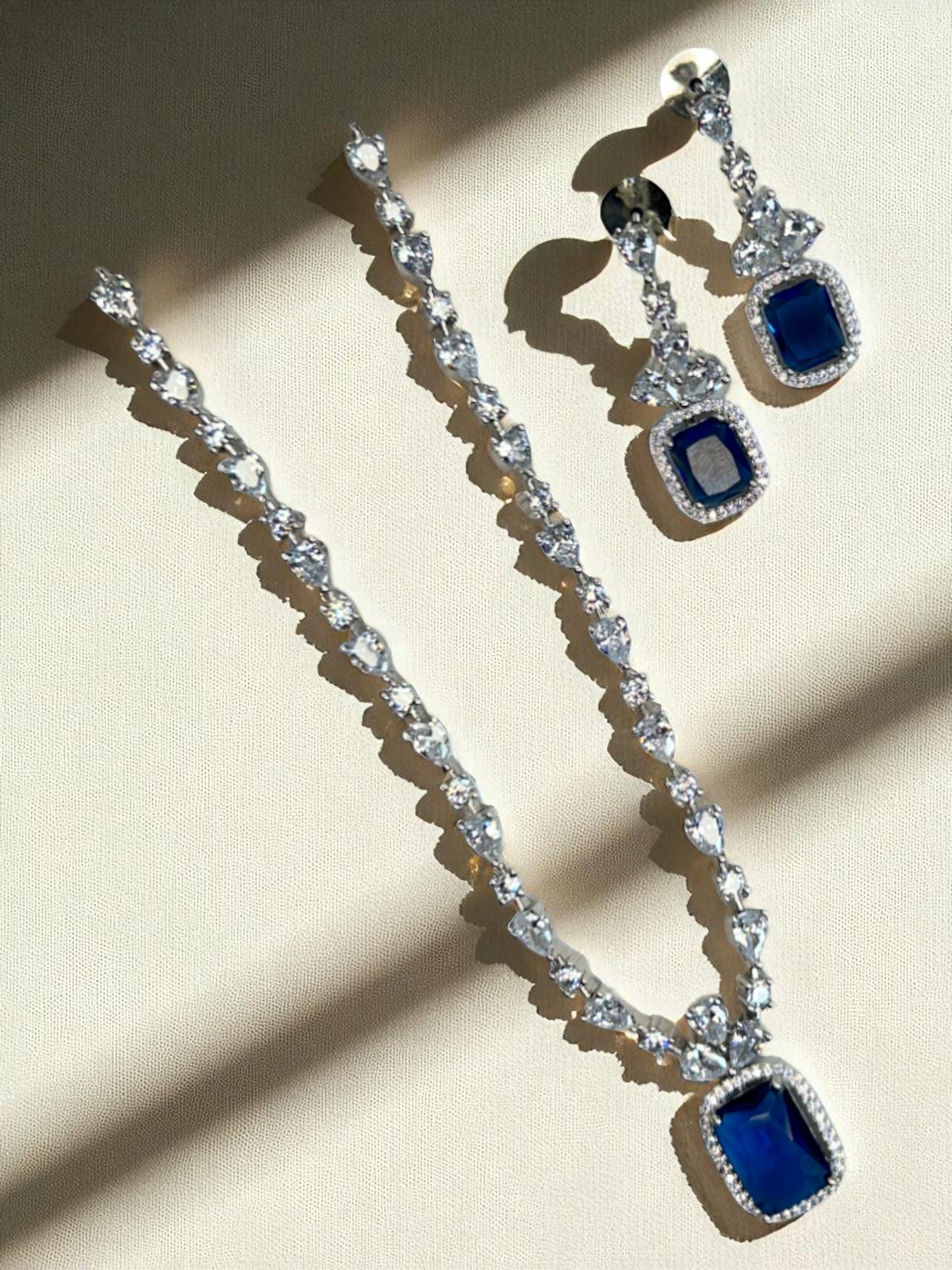 Women's Princess AD Jewellery Set