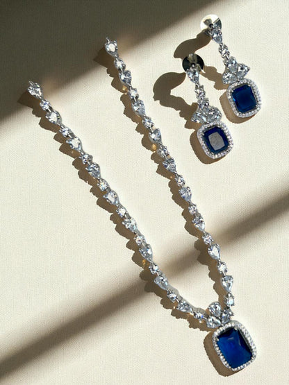 Women's Princess AD Jewellery Set