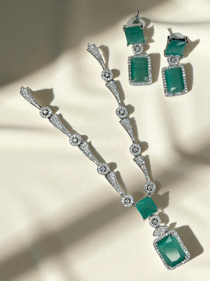 American diamond necklace set