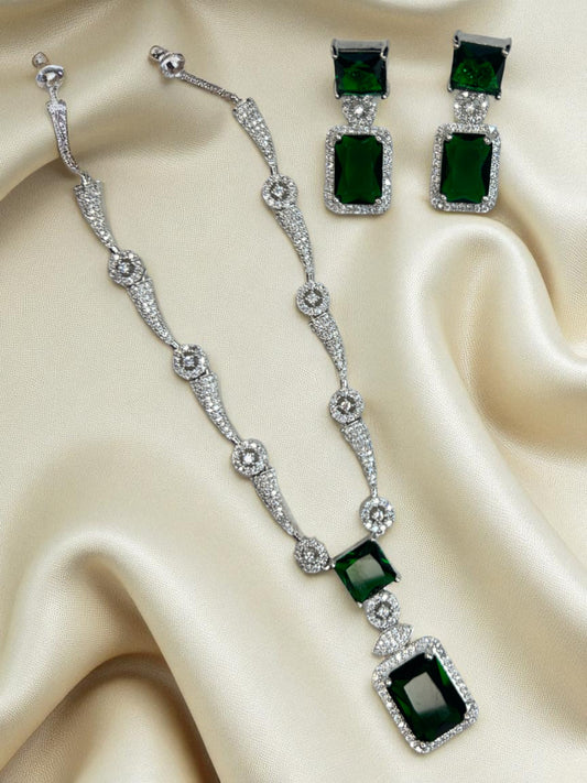 American diamond necklace set
