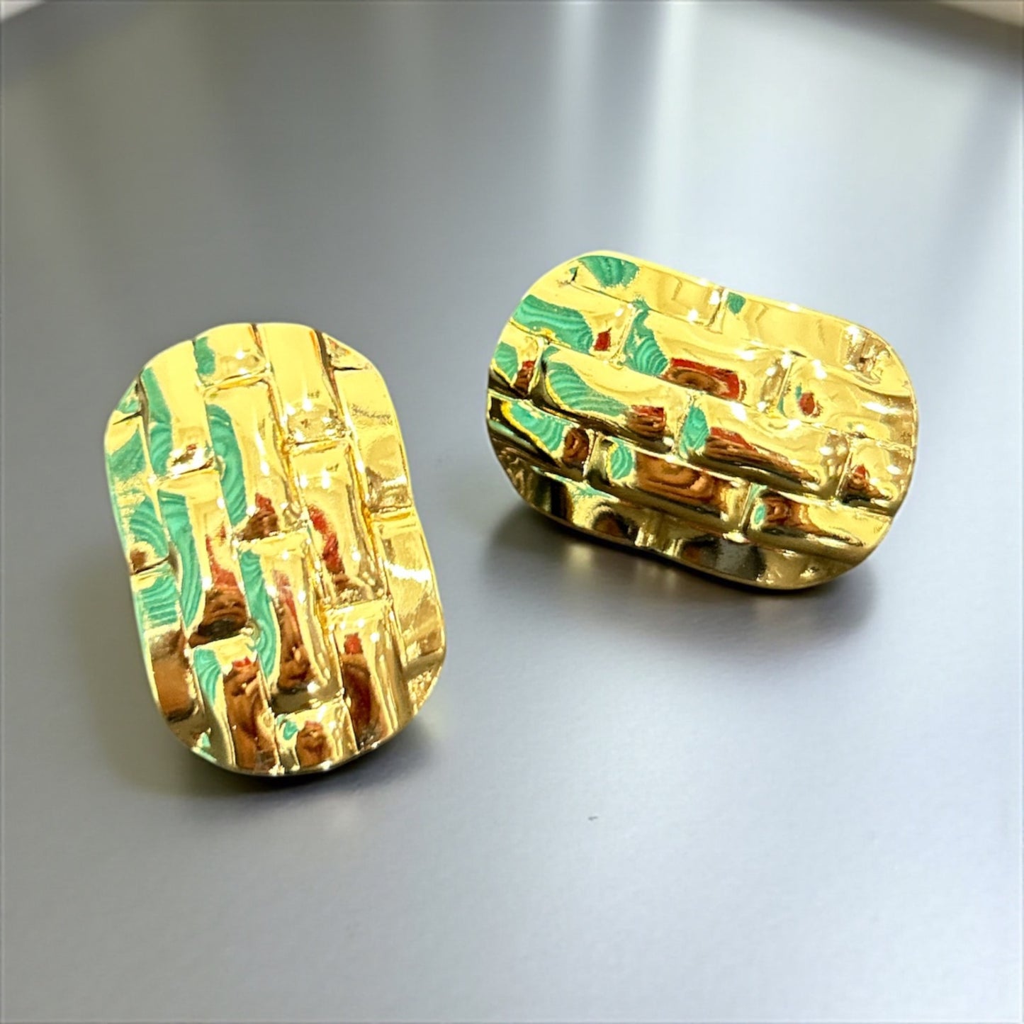 Hammered Drop Earrings