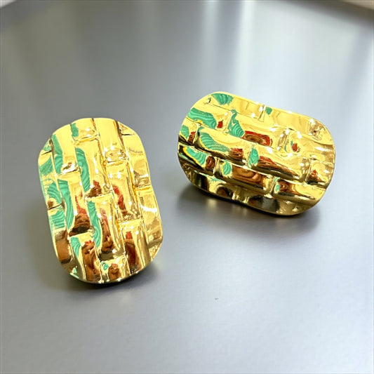 Hammered Drop Earrings