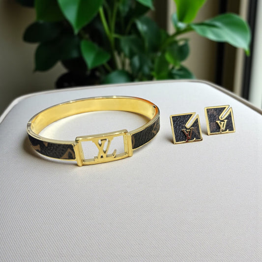 BrandInspired Bracelet & Studs Combo
